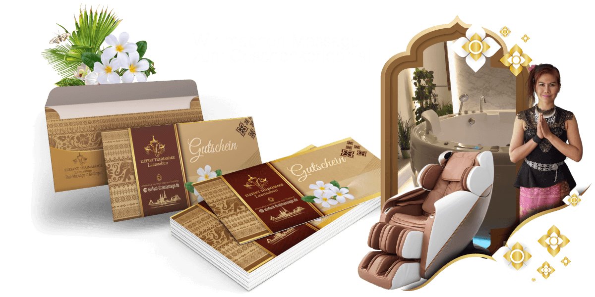 Besondere Geschenke f&uuml;r jeden Anlass bei Elefant Thai-Massage in G&ouml;ttingen